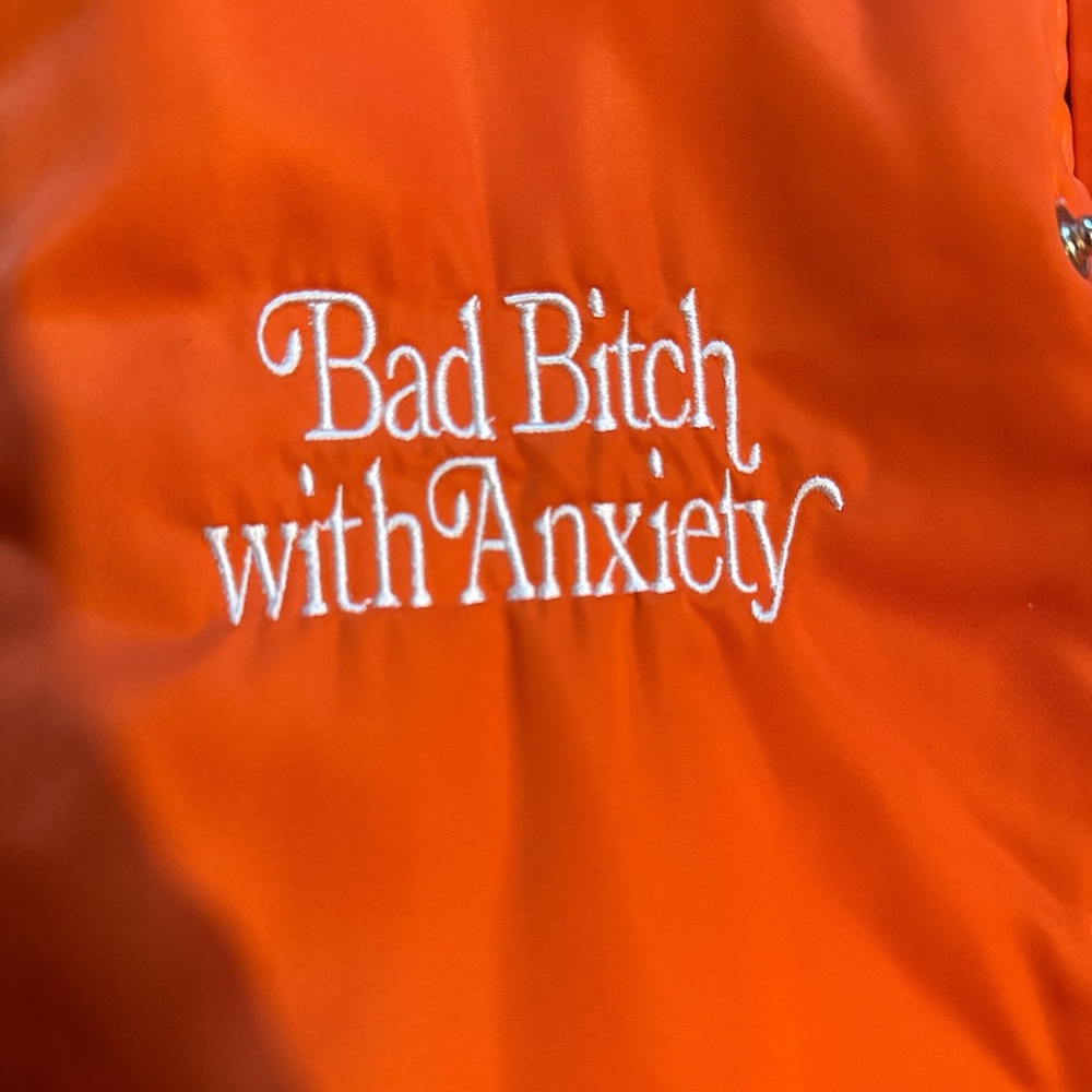Orange Varsity Jacket - Picture 2 of 4